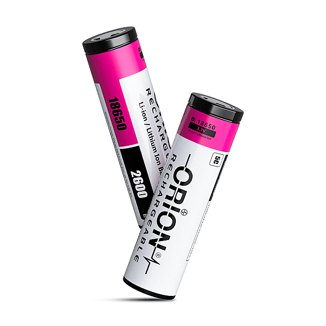Orion pil li-ion 18650 2600 mah 5c - 1
