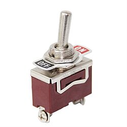 Orta Boy Toggle Anahtar 2P ON-OFF - Robotistan