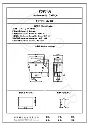 Otomotiv Anahtar Far Sembolü 12V Kırmızı - 2