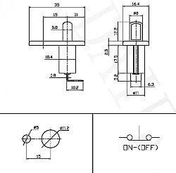 Otomotiv İç Kapı Butonu - 2