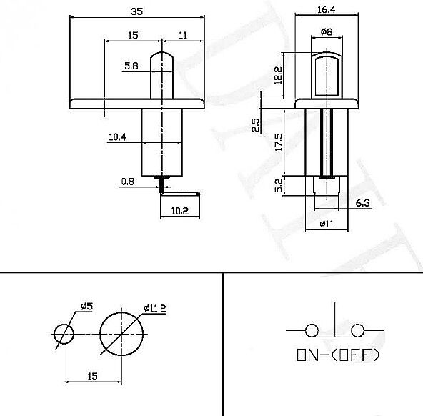 Otomotiv İç Kapı Butonu - 2