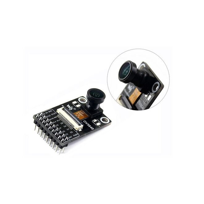 OV5640 Camera Board (B) - 5MP (2592x1944) Fisheye Lens - 1