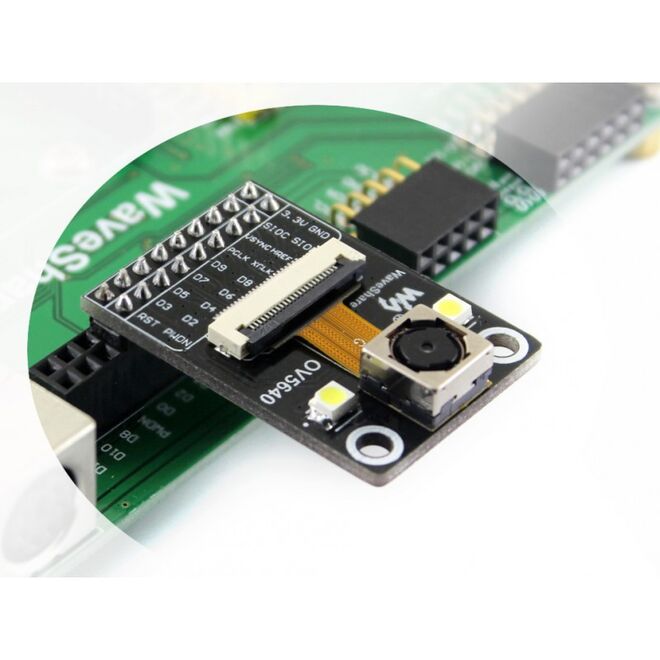 OV5640 Camera Board (C) - 5MP (2592x1944) Auto Focus Internal Flash - 3