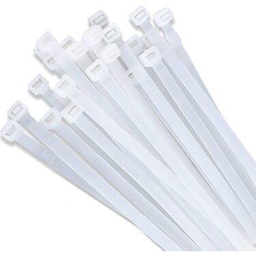 Pack of 100 Cable Ties (Plastic Clamps) - 3.6x250mm - 1