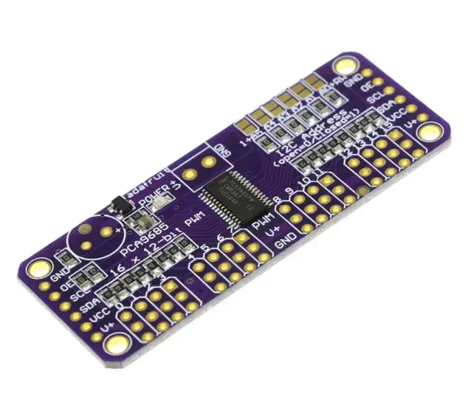 PCA9685 16-Channel I2C PWM/Servo Driver Board - Solderless Clone - 2