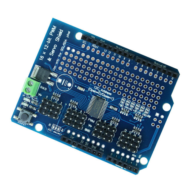 PCA9685 16 Kanal I2C PWM/Servo Sürücü Shield - 2