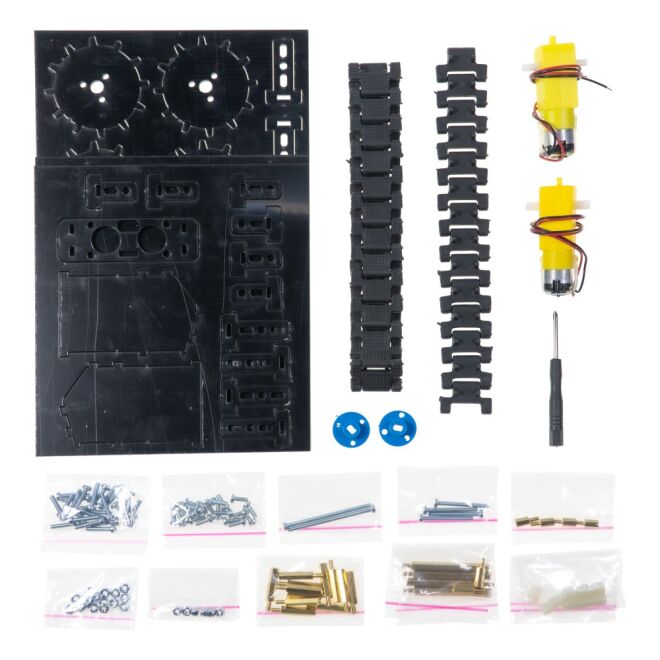 Peanut Mini Tracked Robot Platform (without Electronics) - 2