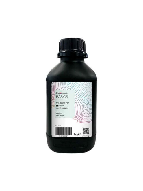 Photocentric UV Basics HD Black 3D Printer Resin - 1