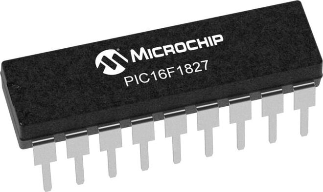 PIC16F1827-I/P PDIP-18 8-Bit 32MHz Mikrodenetleyici - 1