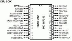 PIC 18F252 - DIP28 - 2