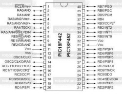 PIC 18F452 - DIP40 - 2