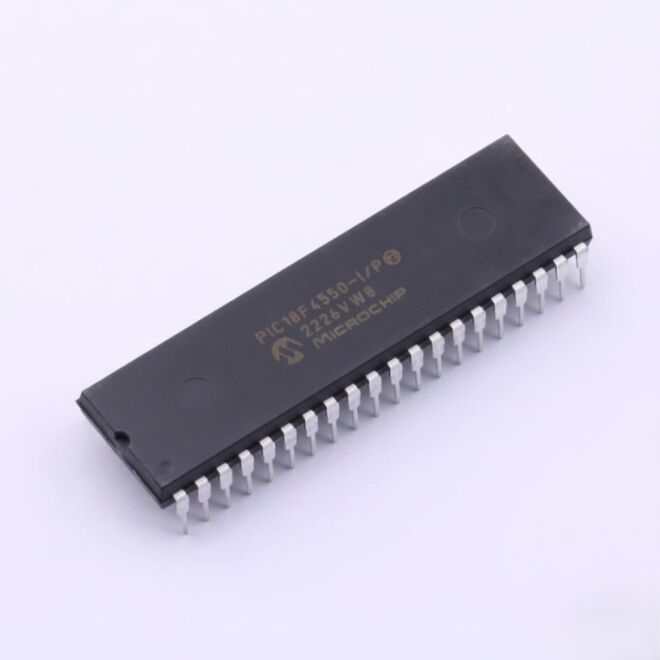 PIC18F4550-I/P PDIP-40 USB-Enabled 8-Bit PIC Microcontroller - 1