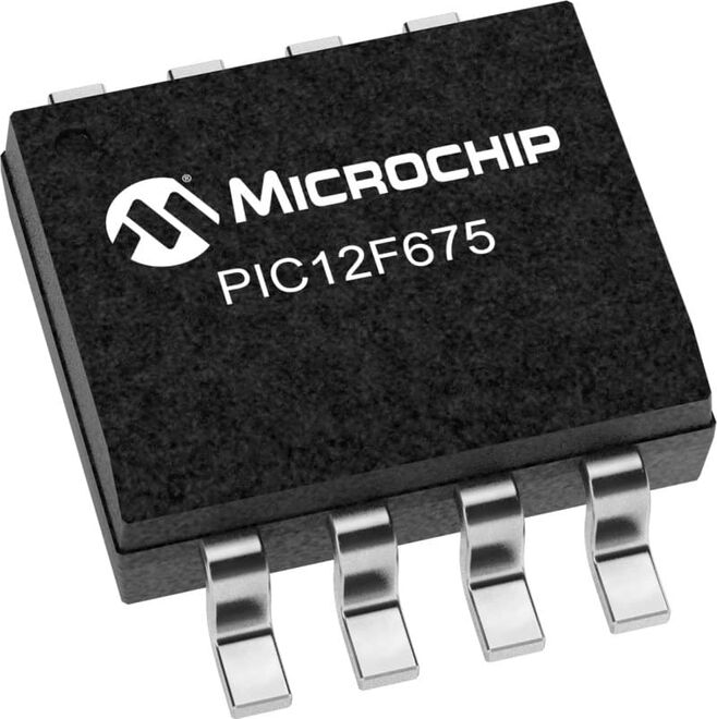 PIC12F675 I/SN SMD SOIC-8 8-Bit 20Mhz Microcontroller - 1