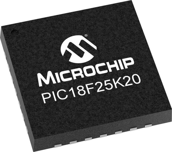 PIC18F25K20 I/ML 8-BIT 32KB FLASH QFN28 Mikrodenetleyici - 1