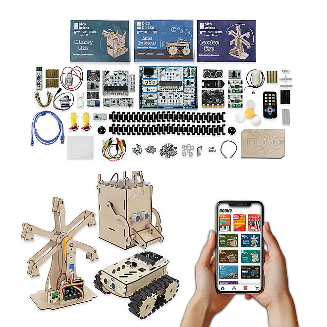 PicoBricks Micro:Bit Artisan Innovator Kit - 4