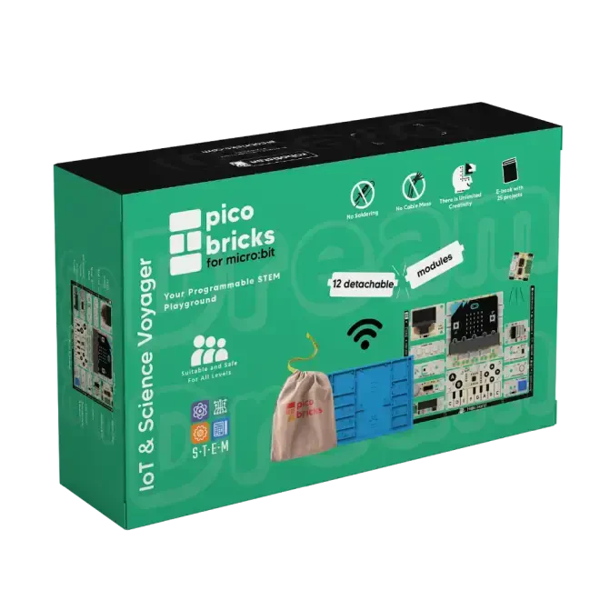PicoBricks Micro:Bit IoT & Science Voyager Kit - 1