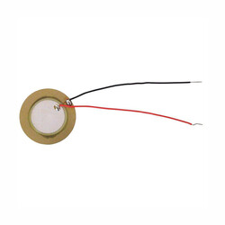 Piezo Disk - With Cable - 15mm Diameter 