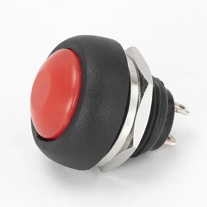 Plastik Basmalı Buton PBS-33B Kırmızı - 1
