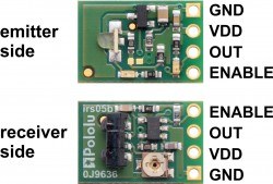 Pololu 38 kHz IR Proximity Sensor, Fixed Gain, High Brightness - 5