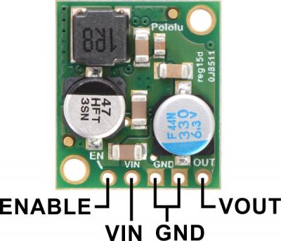 Pololu 5V, 5A Step-Down Voltage Regulator D24V50F5 - 6