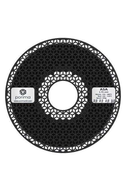 Porima 3D 1.75mm ASA® Filament - Black - 2