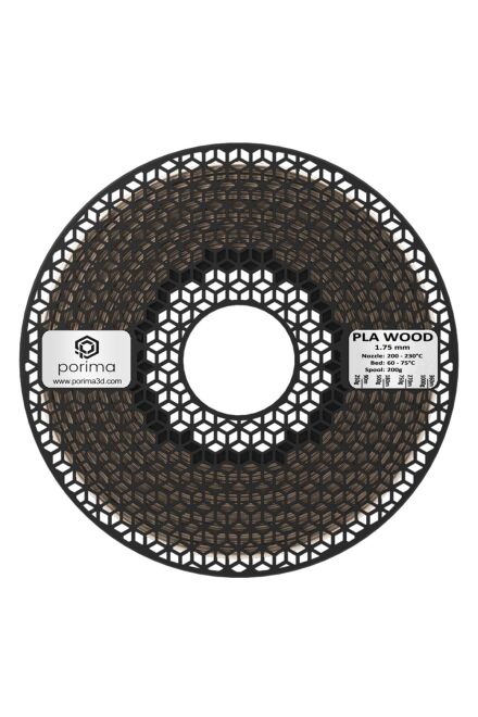Porima 3D 1.75mm PLA Wood® Filament - Wood - 2