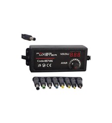 Power master 3V - 24V 2A Multi-End Adjustable Stepped Adapter - 2