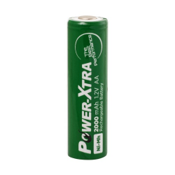 Power-Xtra 1.2V 2000mAh AA Ni-Mh Şarjlı Pil - Kutup Başsız 