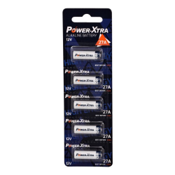 Power-Xtra 27A 12V Alkalin Pil - 5li Paket 