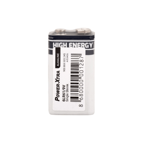 Power-Xtra 9V Alkaline Battery - 1