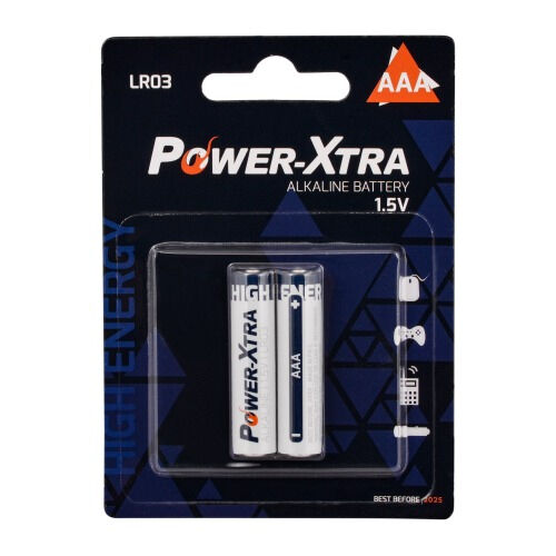Power-Xtra AAA Alkalin Pil LR03 - 2 Adet - 2