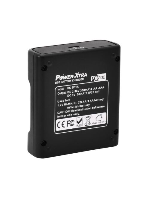 Power-Xtra PX200 - Ni-Mh-Ni-Cd AA-AAA-9V Şarj Cihazı - 3