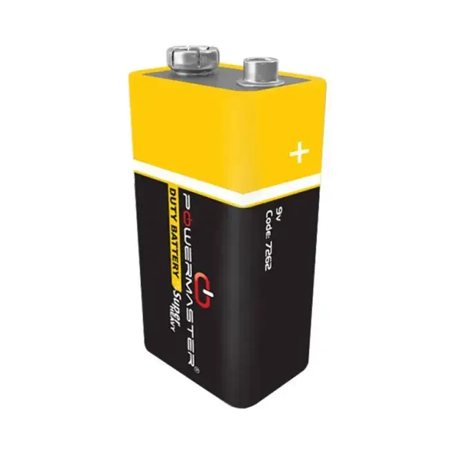 Powermaster 9 Volt Battery - Powermaster