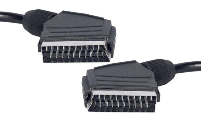 Powermaster Scart Scart Standard Cable 1.2m 7mm Boxed - 2