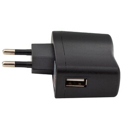 Powermaster Siyah USB Adaptör - 5V 1000mA - Powermaster