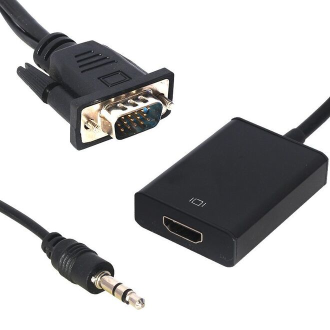 Power Master VGA To HDMI Dönüştürücü Kablo - 2