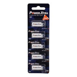 Power-Xtra 23A 12V Alkaline Battery - Pack of 5 - Power-Xtra