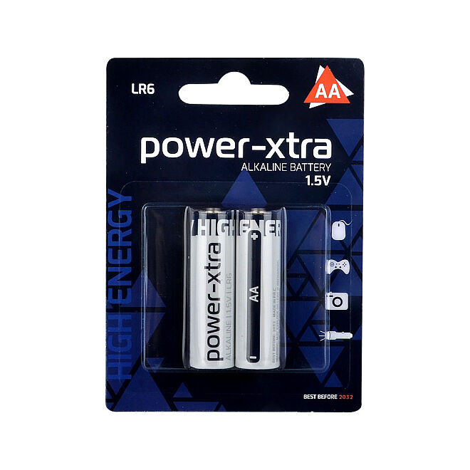 Power-Xtra LR06/AA Size Alkaline Pil - 2li Blister - 1