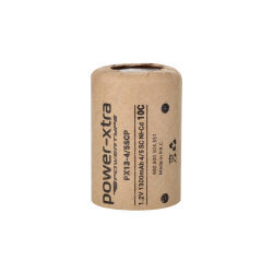 Power-Xtra PX13-4-5SCP 1.2V 1300mAh Ni-Cd Rechargeable Battery - Flat Top - 10C - Power-Xtra