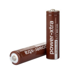 Power-Xtra PX18650-08LW 3.7V 800mAh Li-ion Rechargeable Battery - Button Top - 0.5C - Power-Xtra
