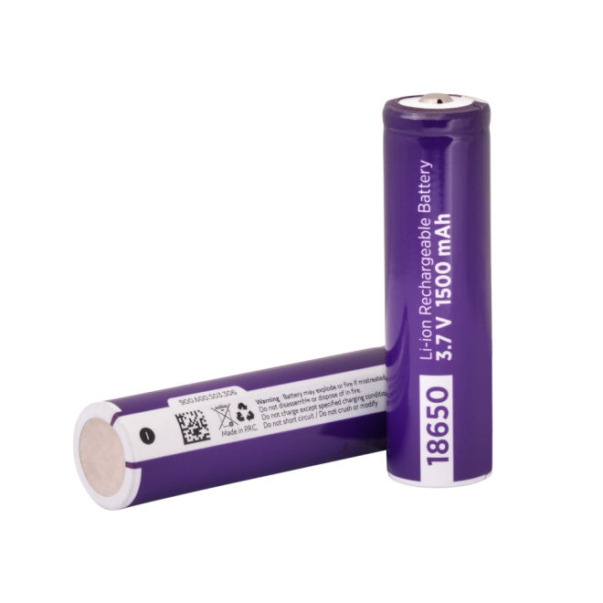 Power-Xtra PX18650-15LW 3.7V 1500mAh Li-ion Rechargeable Battery - Button Top - 0.5C - 2