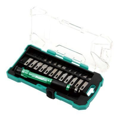 Proskit 14pcs Aluminum handle knife kit PD-398 - 1