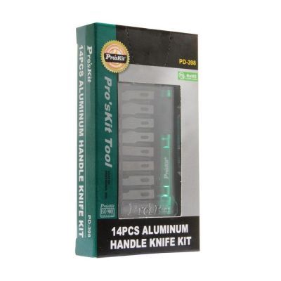 Proskit 14pcs Aluminum handle knife kit PD-398 - 4