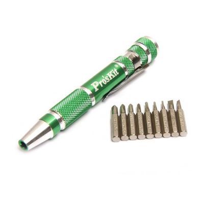 Proskit 9 in 1 Aluminum Handle Precision Screwdriver Set SD-9814 - 1
