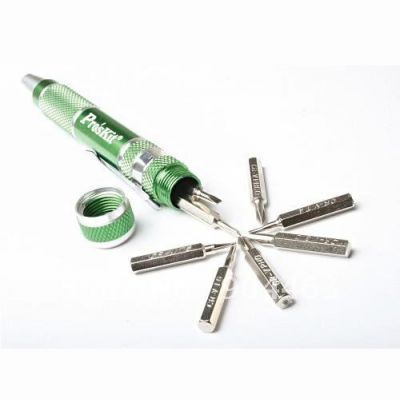 Proskit 9 in 1 Aluminum Handle Precision Screwdriver Set SD-9814 - 2