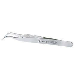 Proskit Fine Tip Curved Tweezer 1PK-104T 