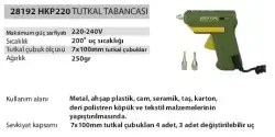 Proxxon 28192 HKP 220 Tutkal Tabancası - 3