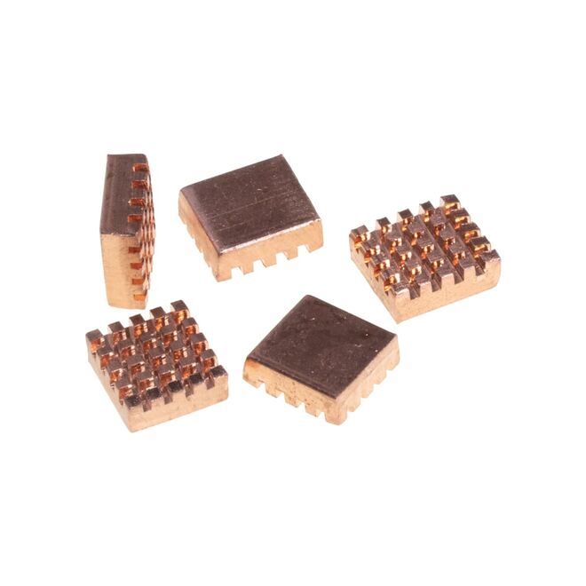 Pure Copper Heatsink Pack x 5 - 2