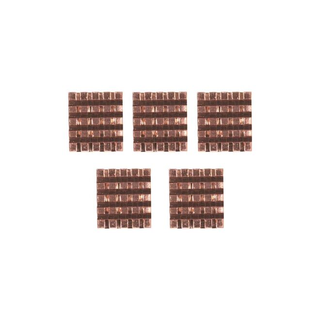 Pure Copper Heatsink Pack x 5 - 3