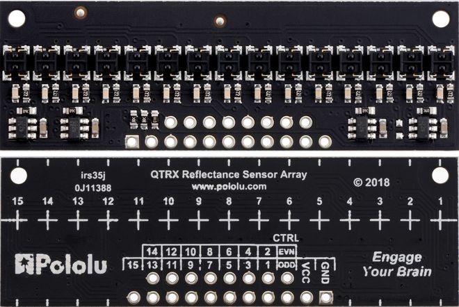 QTRX-HD-15RC 15'li Çizgi Algılama Sensörü (Sık Sensör Dizilimli) - 2